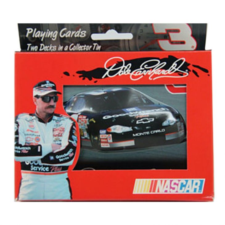 Playing Cards: Nascar / Dale Earnhardt Two-Deck Set in Metal Tin main image